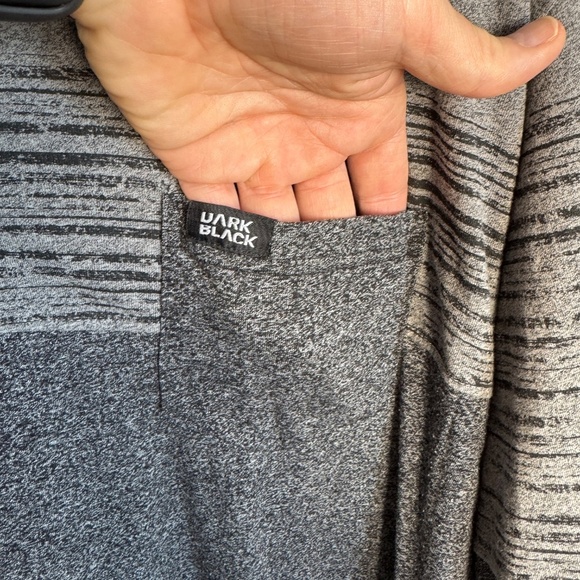 Dark Black‎ by Projek Raw XXL Men's Long Sleeve T-Shirt Marled Gray Streetwear - Picture 5 of 14